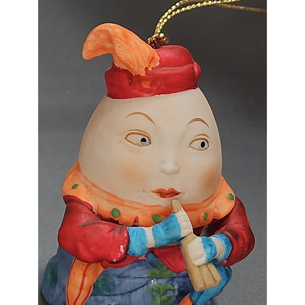 Humpty Dumpty Christmas Ornament Nursery Rhymes Vintage 3.25" Old World Style